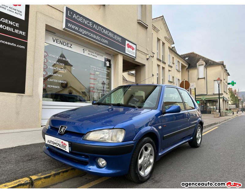 Aankoop Gebruikte Auto, Goedkope Gebruikte Auto | Agence Auto Peugeot 106 "Phase 2" S16--GTI 120cv SUBLIME! Blauw Jaar 1996 Handgeschakelde auto Benzine